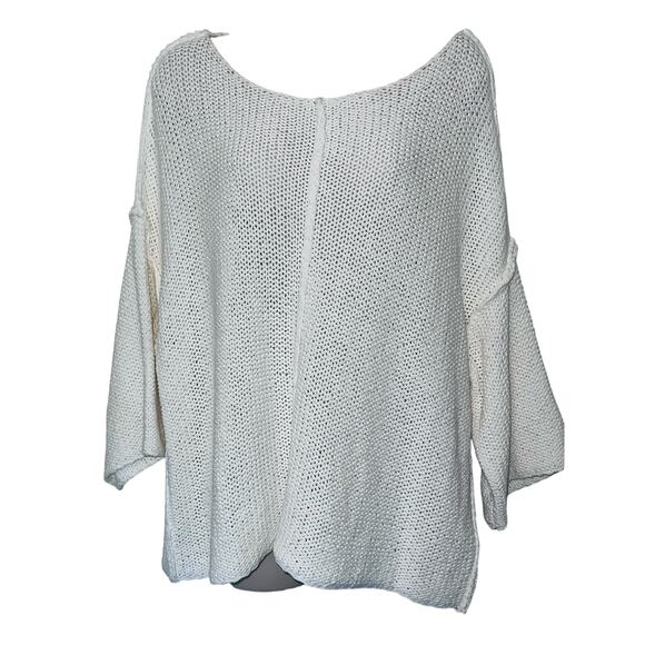 Aerie Knit Half-Sleeve Sweater, Size Medium - Picture 1 of 8